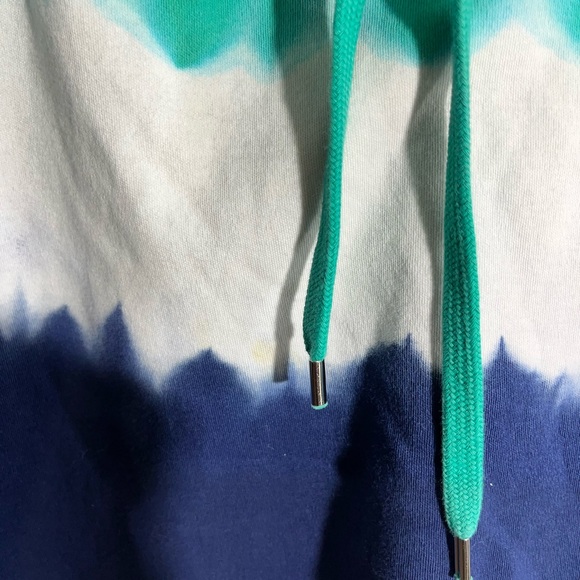 CHAPS Cowl Neck drawstring top, tie-dye| Size XL - Picture 4 of 5